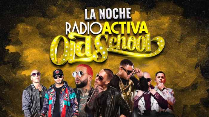 Yo la radio por la noche.